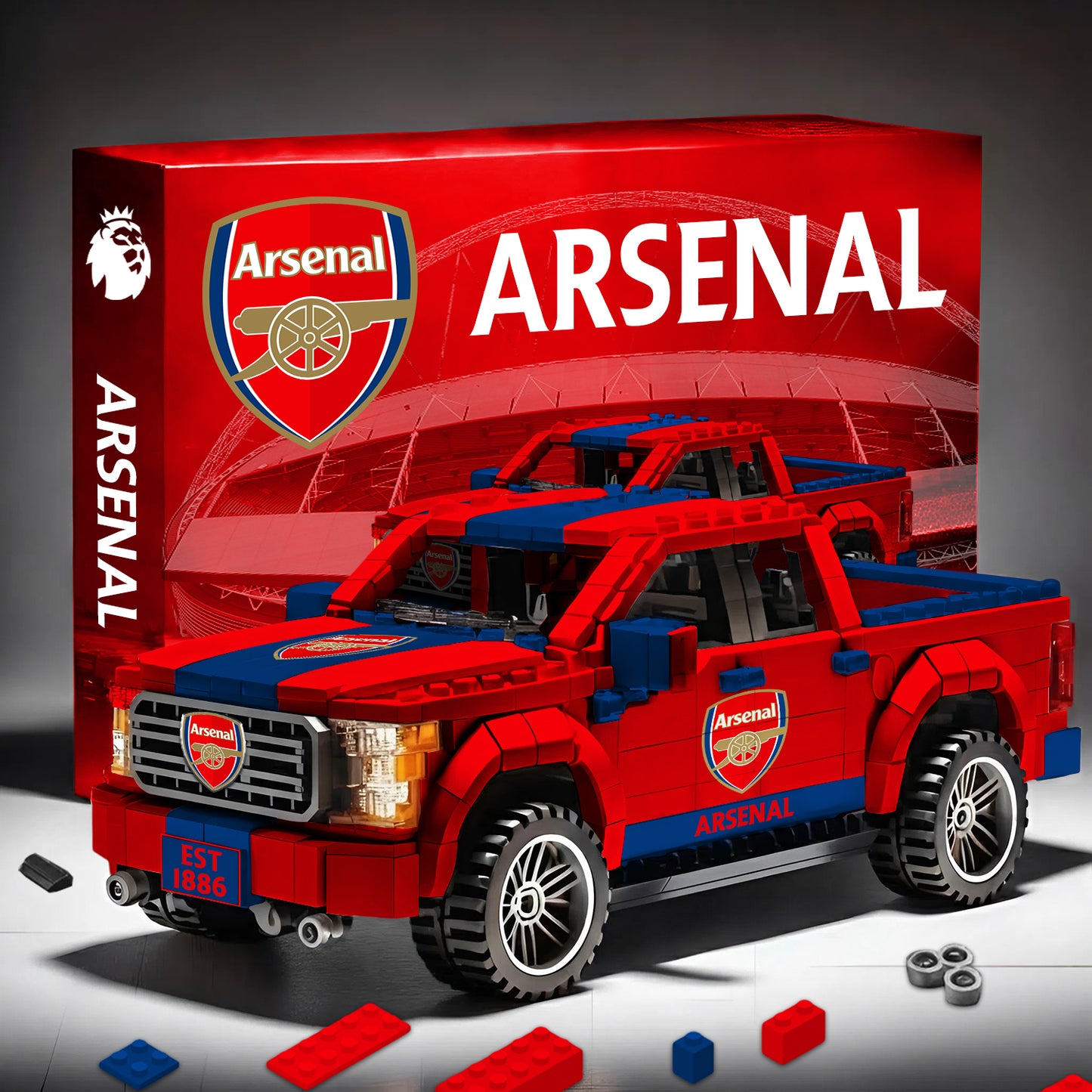 ARS EPL 3D Racing Truck Model Building Block Set 2911 V1 NAK NHM