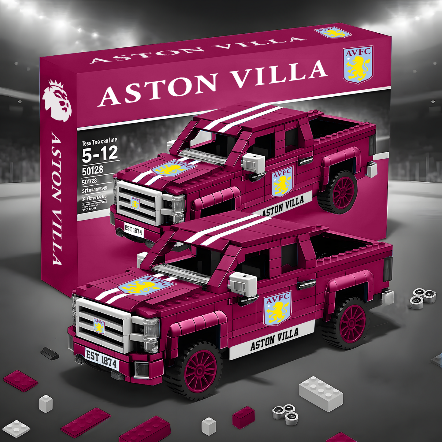 AST EPL 3D Racing Truck Model Building Block Set 0112 V1 NAK NHT