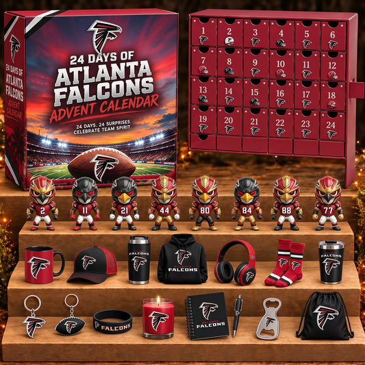 ATL X NFL Personalized 24 Days Of American Football Advent Calendar Blink Box