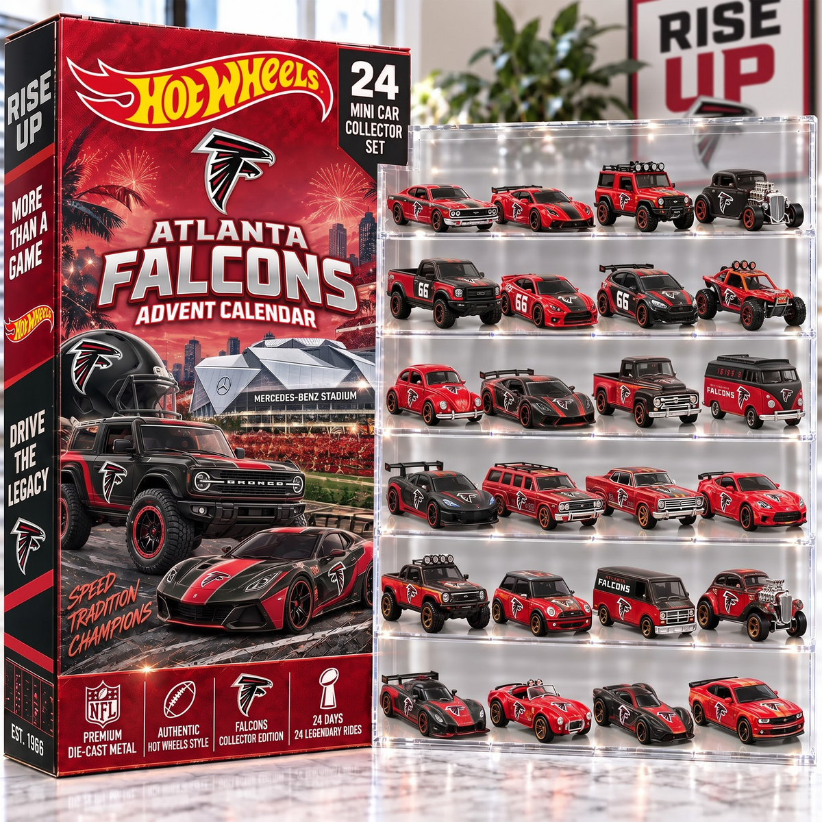 ATL X Premium NFL Mini Car Advent Collection