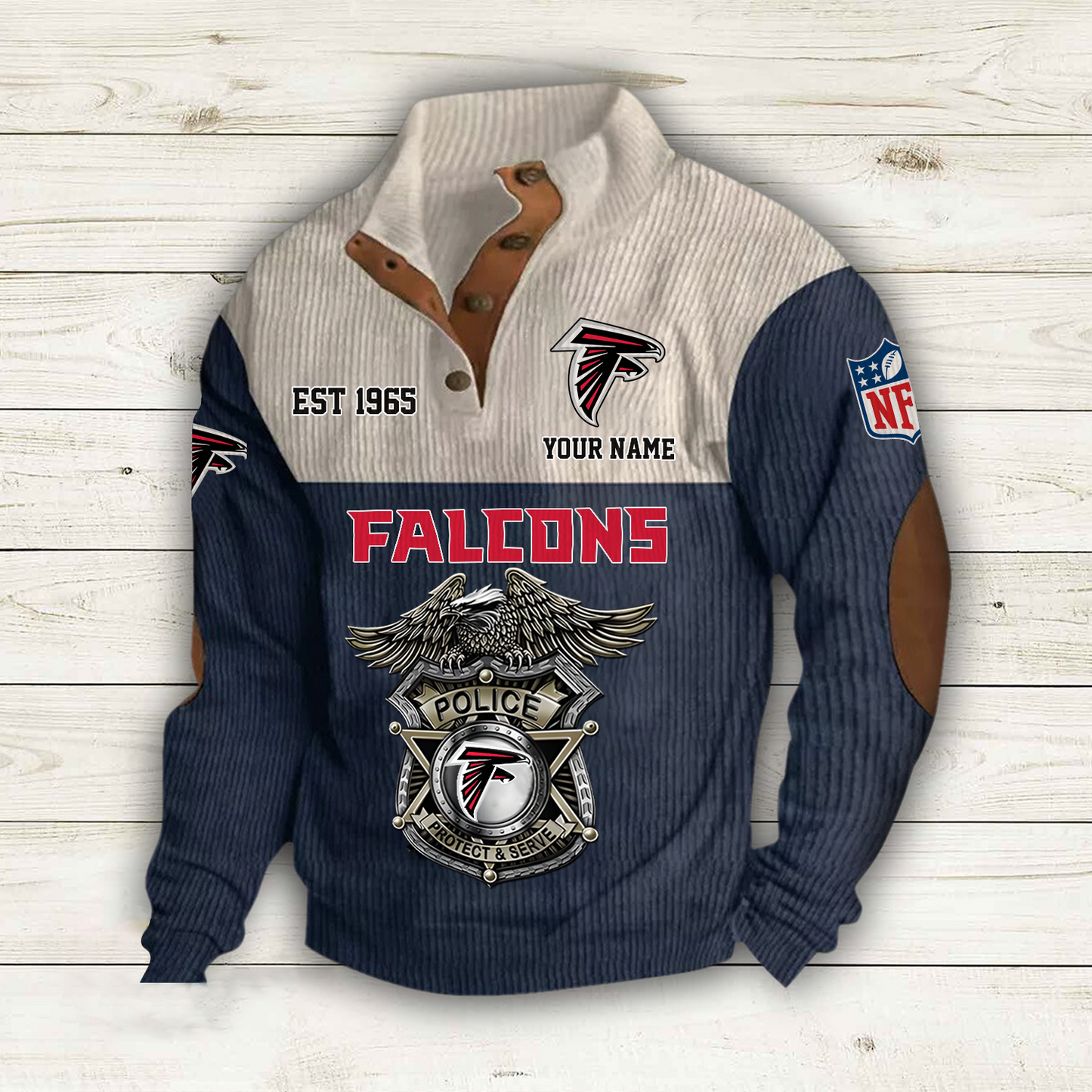 ATL x NFL Custom Name Sport Sweatshirt DatND DVT