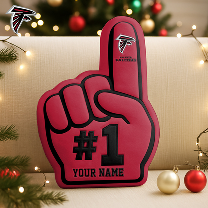 ATL x NFL Customized Shaped Pillow Christmas DATND TANTD