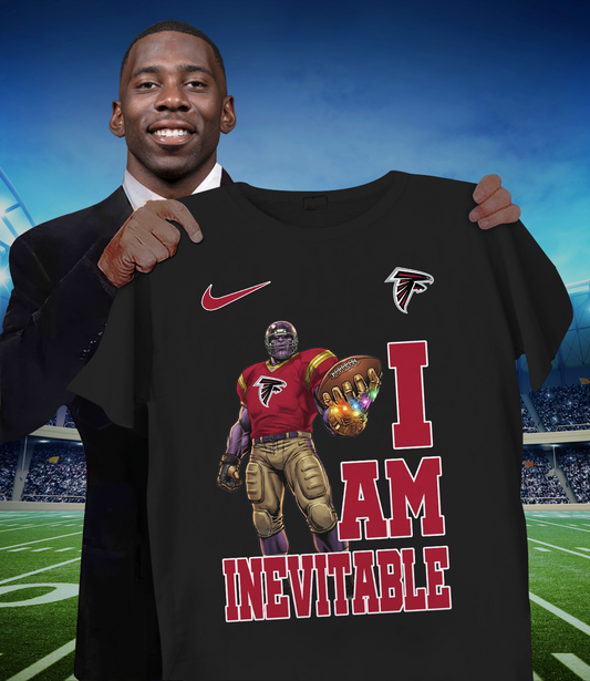 ATL x NFL Thanos I Am Inevitable T-Shirt DATND TANTD