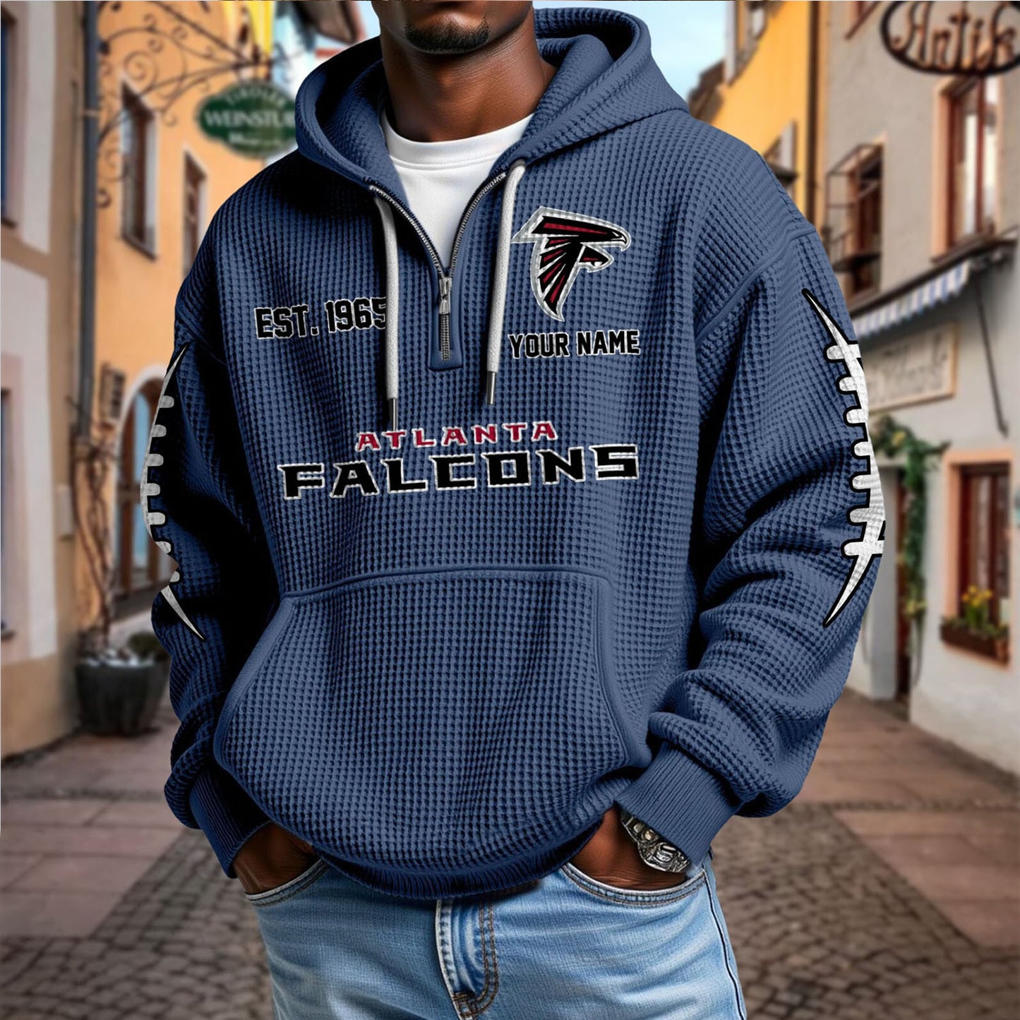 ATL x NFL Waffle Hoodie DatND DVT