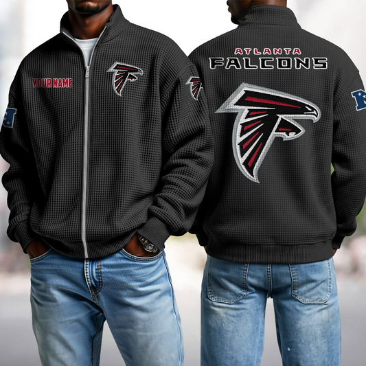 ATL x NFL Waffle Zip-Up Sweatshirt DatND DVT