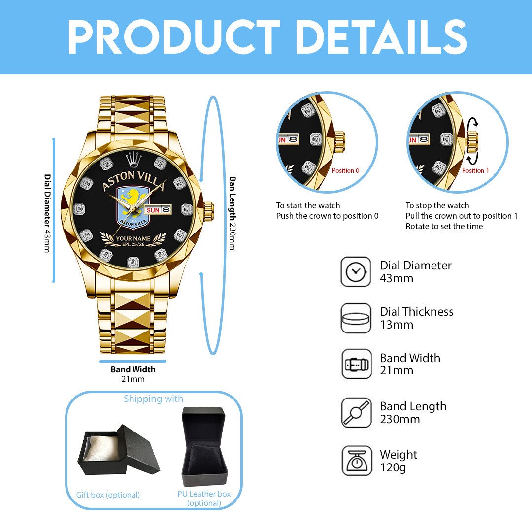 AVL x EPL Alloy Luxury Quartz Watch DatND DVT