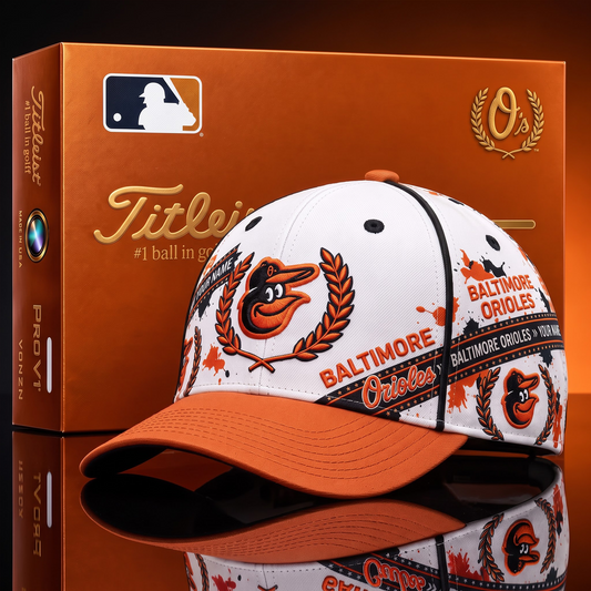 BAL X MLB Baseball Cap – Personalized Name Team Heritage Cap
