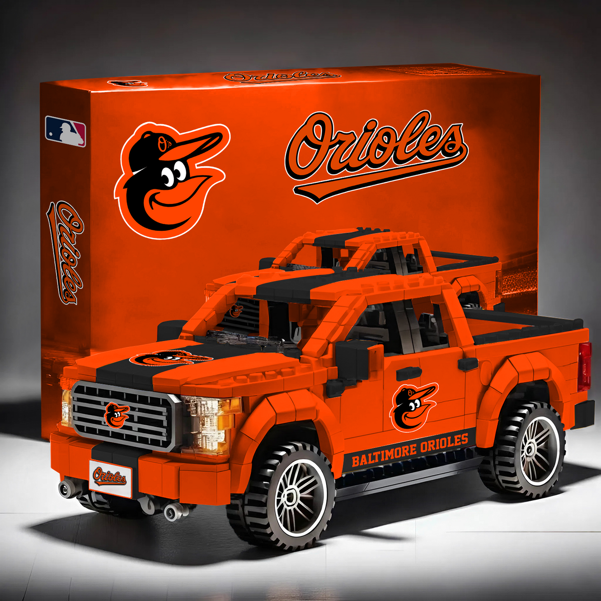 BAL X MLB Pickup Truck Building Block Set