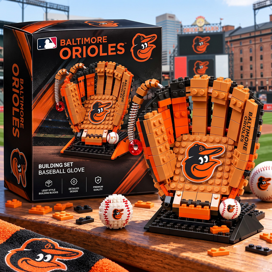 BAL X MLB Teams Baseball Glove Building Block Set