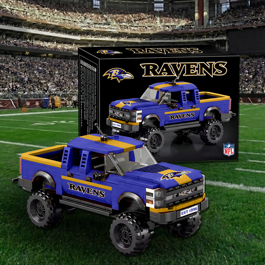 BAL X NFL Raptor pickup truck building block set 0512 NAK NHT
