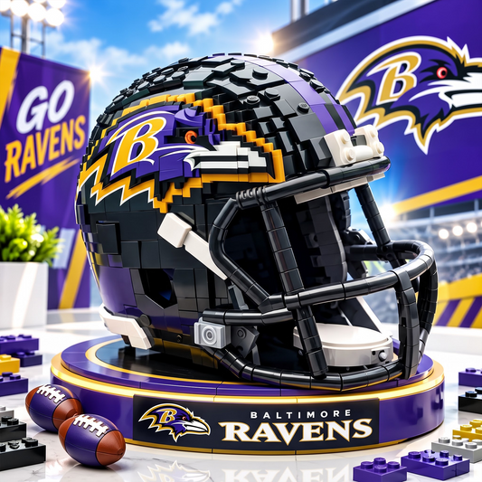 BAL X Premium NFL Football Helmet Building Block Set