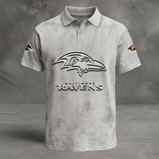BAL x NFL Embossed Polo Shirt DATND TANTD