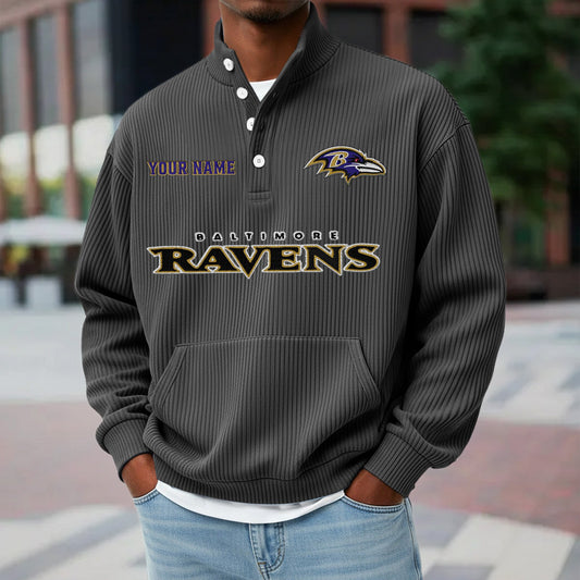 BAL x NFL Waffle High Neck Long Sleeved Sweatshirt DATND TANTD 221125