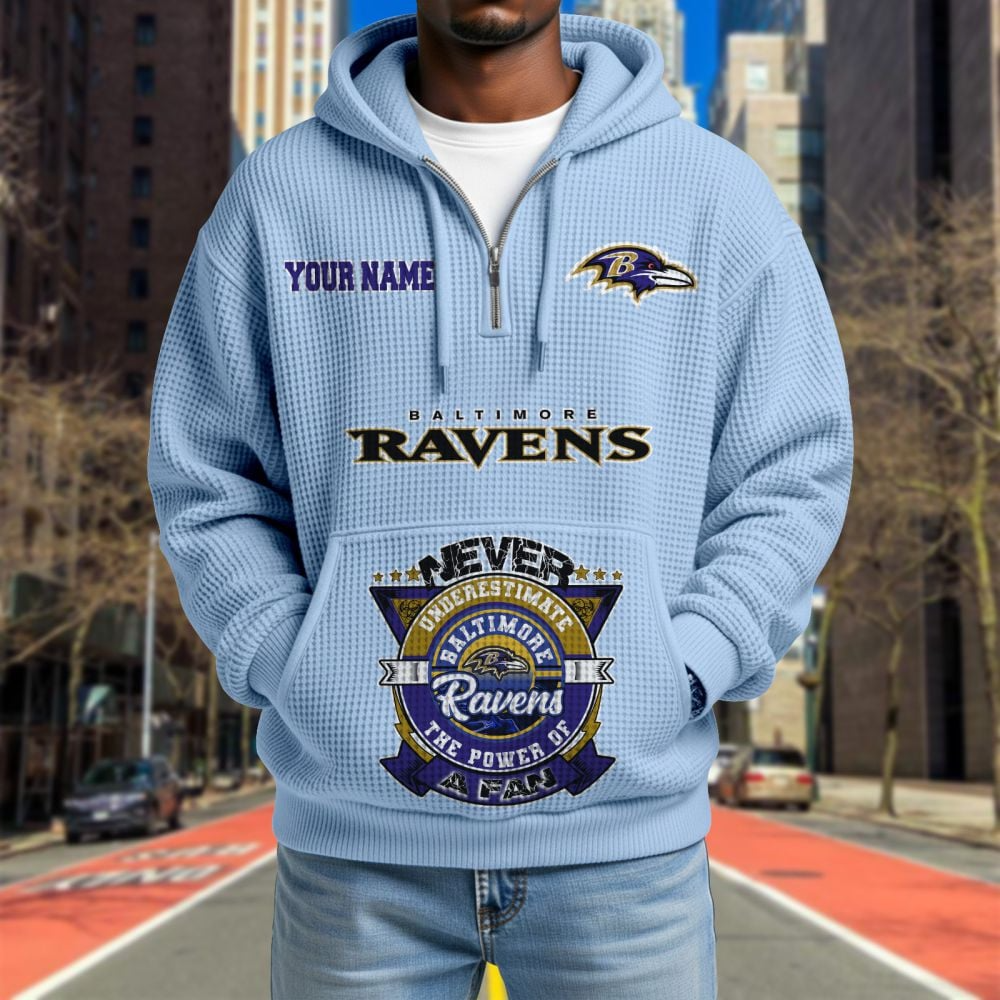 BAL x NFL Waffle Hoodie DATND TANTD
