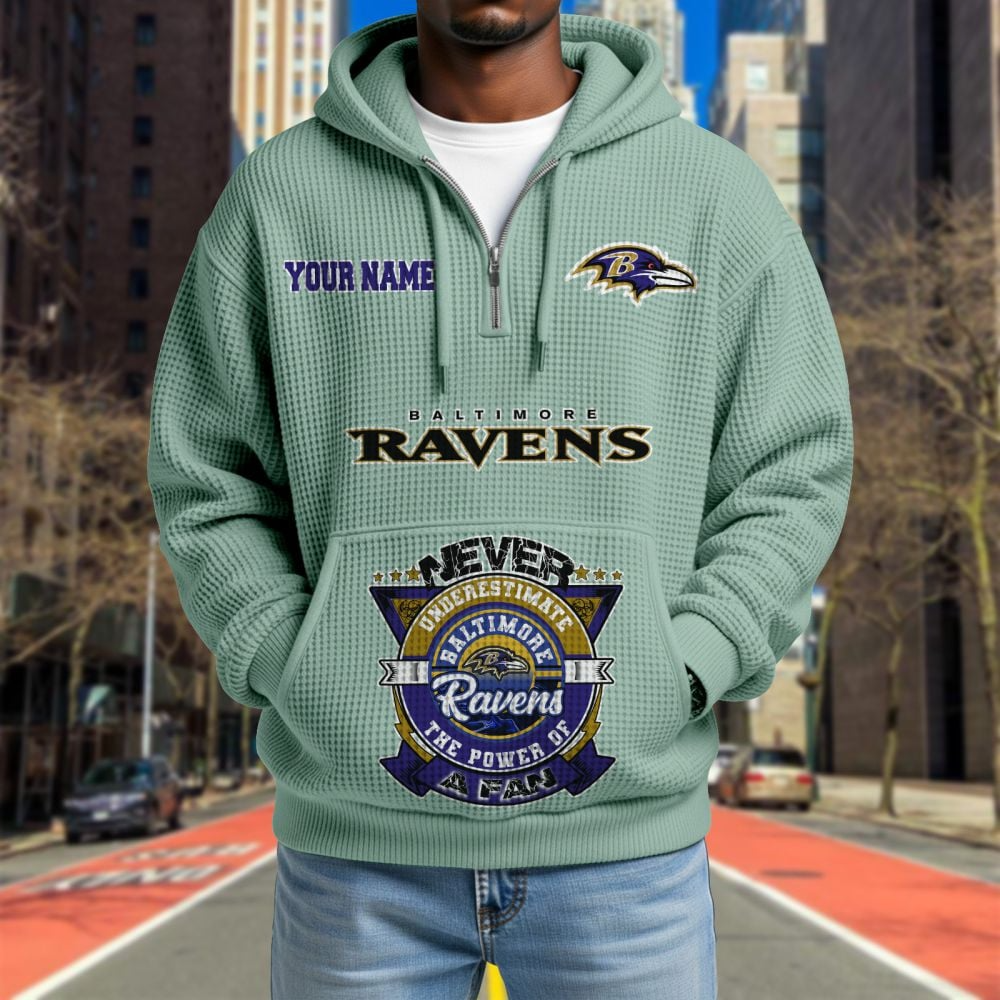 BAL x NFL Waffle Hoodie DATND TANTD
