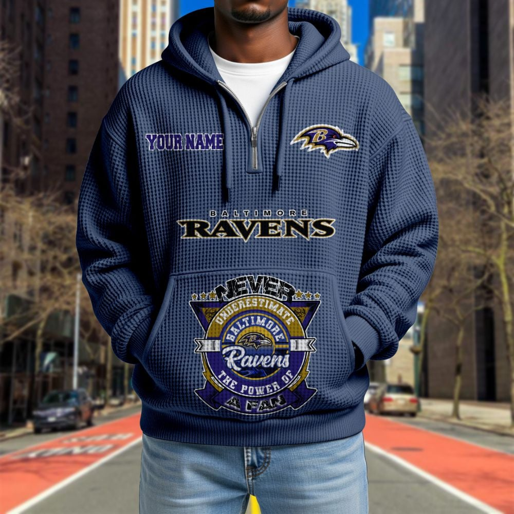 BAL x NFL Waffle Hoodie DATND TANTD