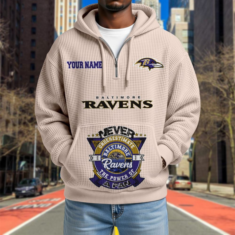 BAL x NFL Waffle Hoodie DATND TANTD