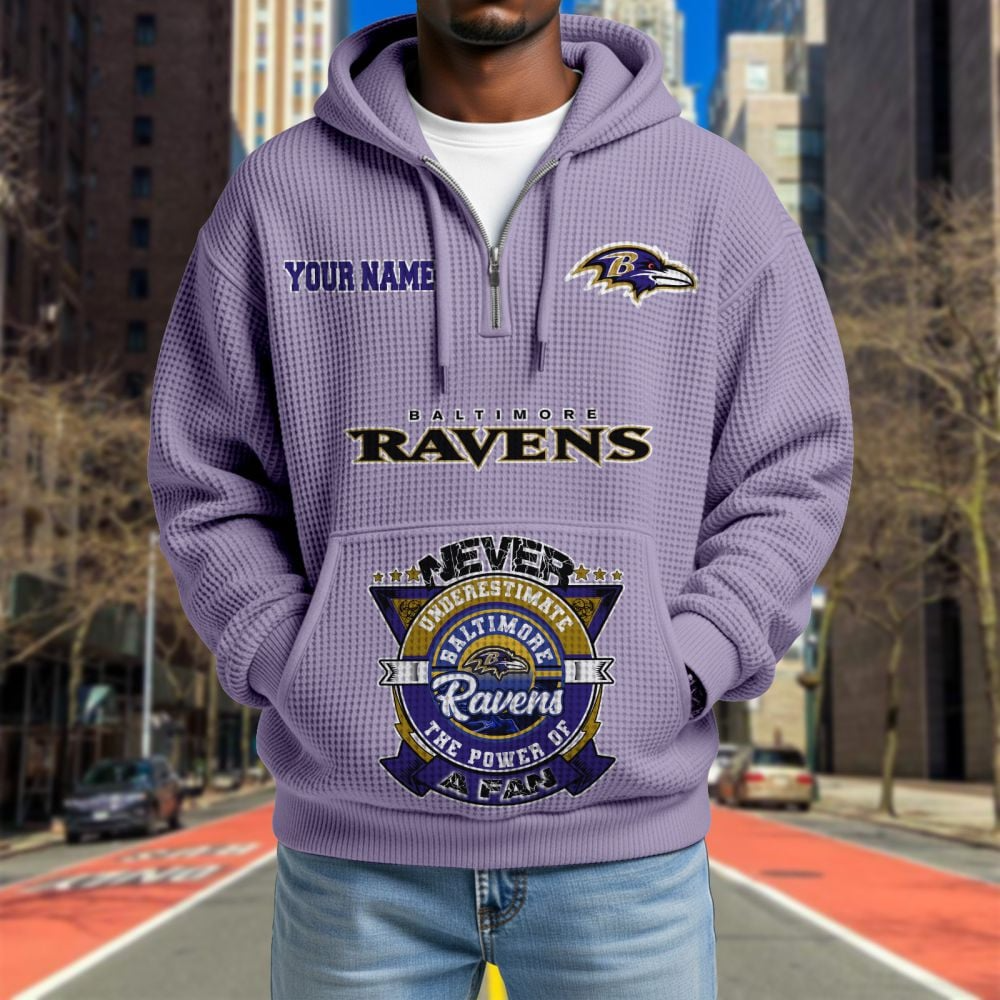 BAL x NFL Waffle Hoodie DATND TANTD