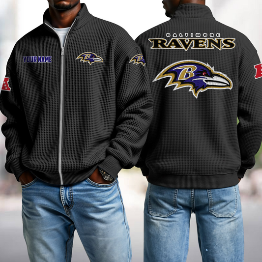 BAL x NFL Waffle Zip-Up Sweatshirt DatND DVT