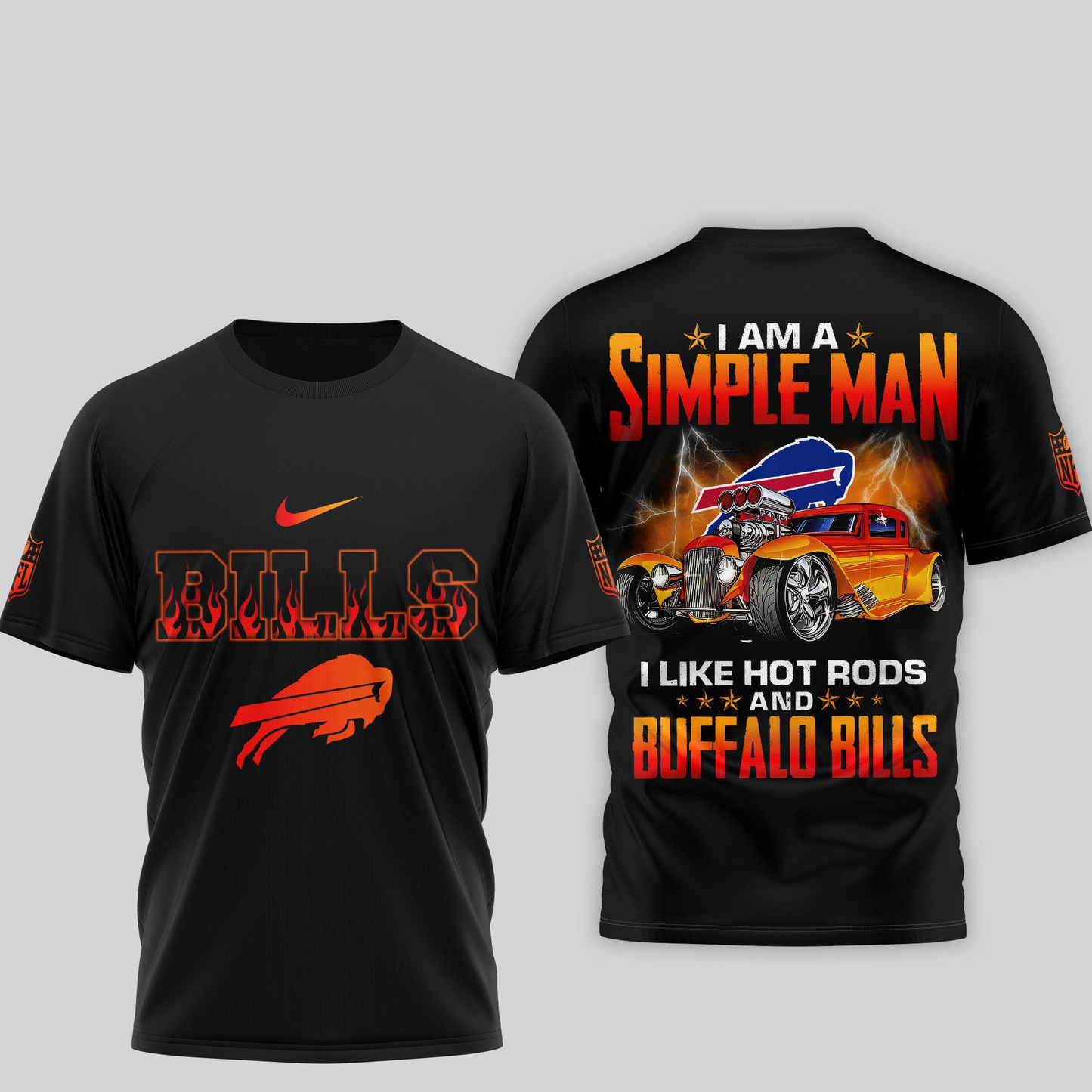 BB Premium NFL Hot Rods 3D Shirt DDT HLPHUONG