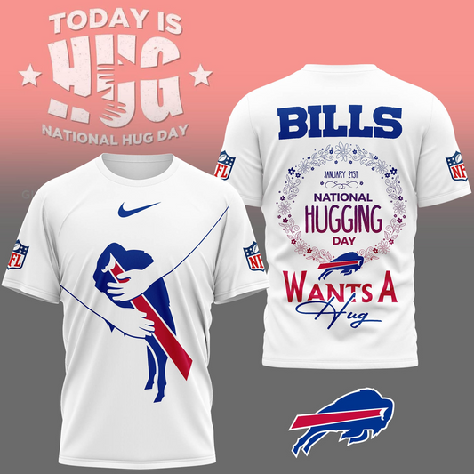 BB Premium NFL National Hugging Day 3D Shirt DDT NTL