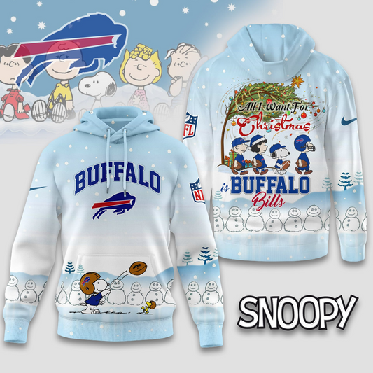 BB Premium NFL Peanuts Snow Day Hoodie DDT CTND