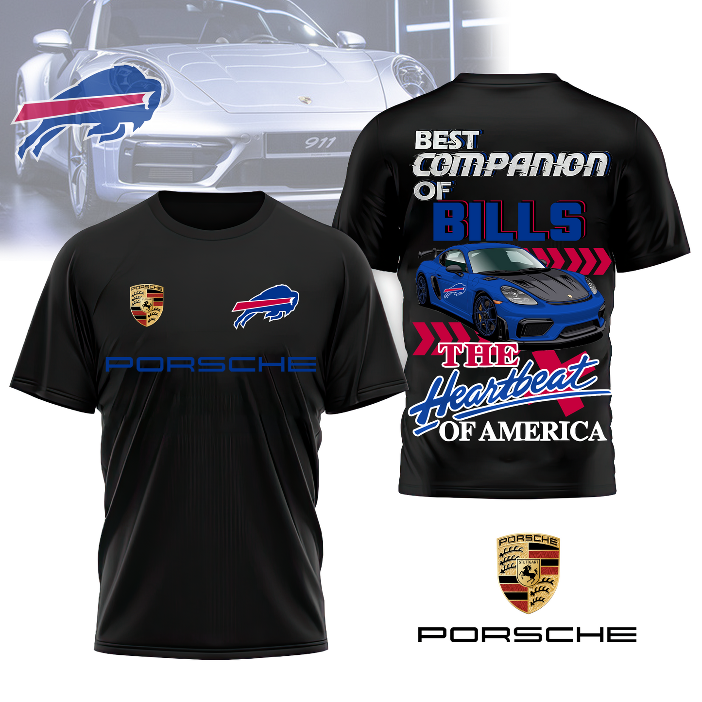 BB Premium NFL Pors 3D Shirt DDT CTND