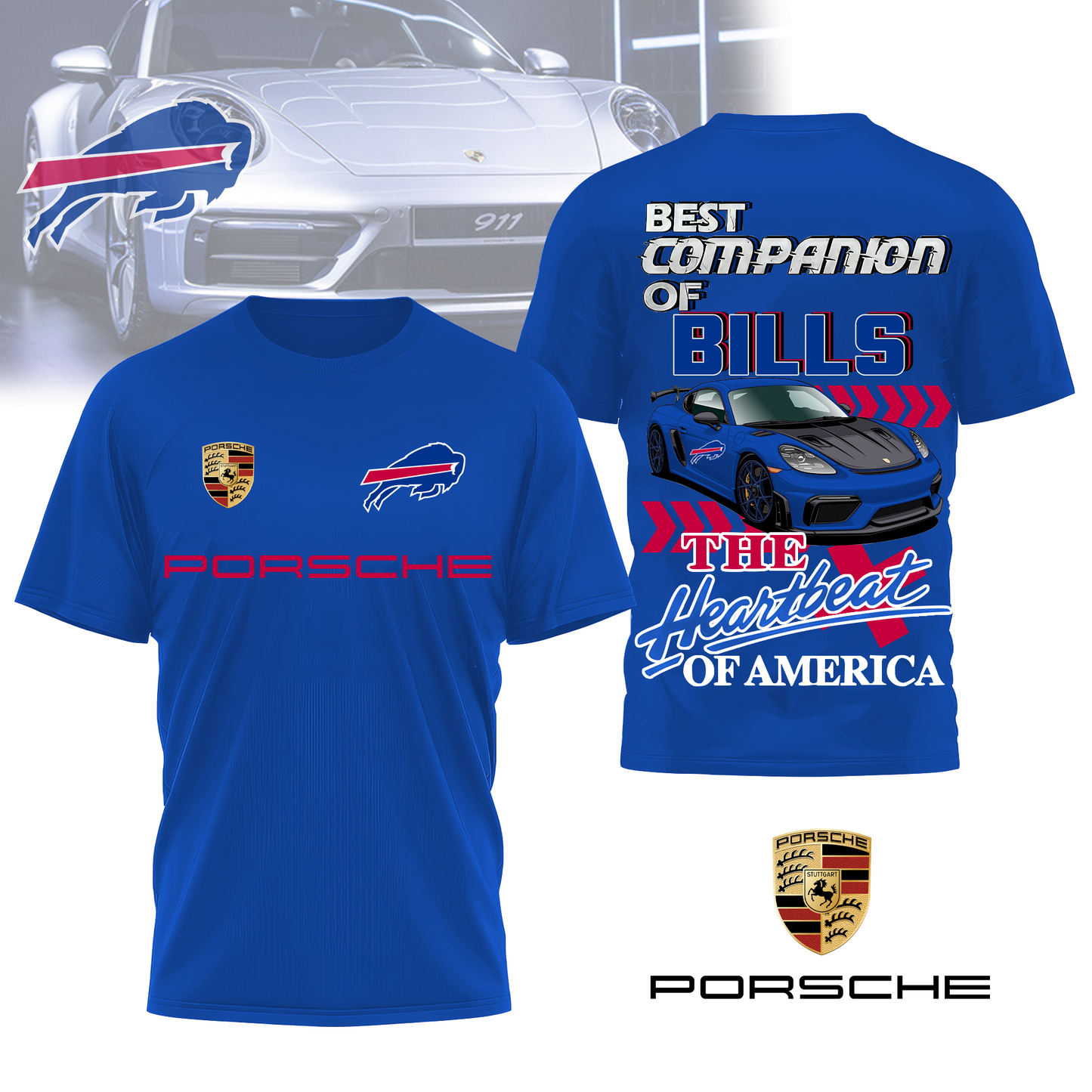 BB Premium NFL Pors 3D Shirt DDT CTND