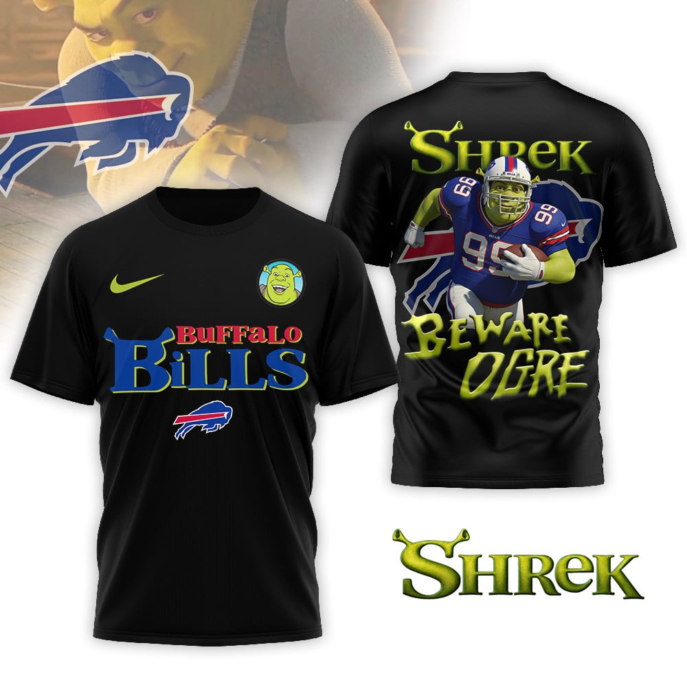BB Premium NFL Shrek 3D Shirt DDT CTND