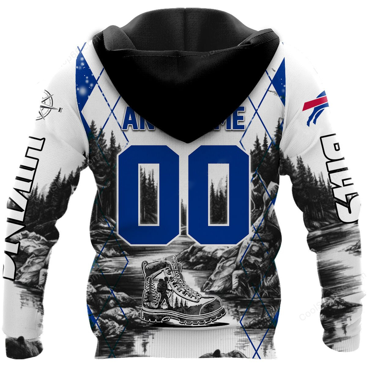 BB x NFL Hiking 3D Hoodie DDT CTND