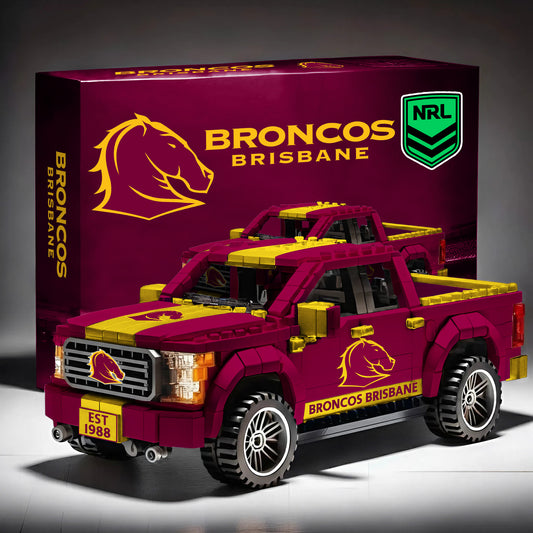 BRI x NRL 3D Racing Truck Model Building Block Set 2411 V1 NDT NHM