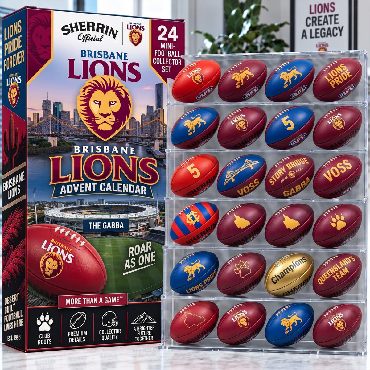 BL Premium AFL Mini Helmet Advent Calendar