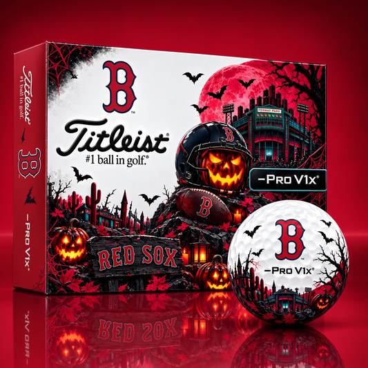 BOS X MLB Spooky Halloween Golf Balls - Titleist Pro V1 Set