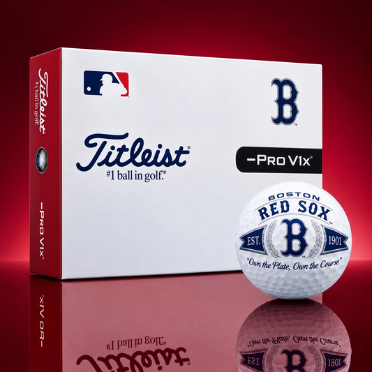 BOS X MLB Titleist Golf Balls - Personalized Football Fan Gift