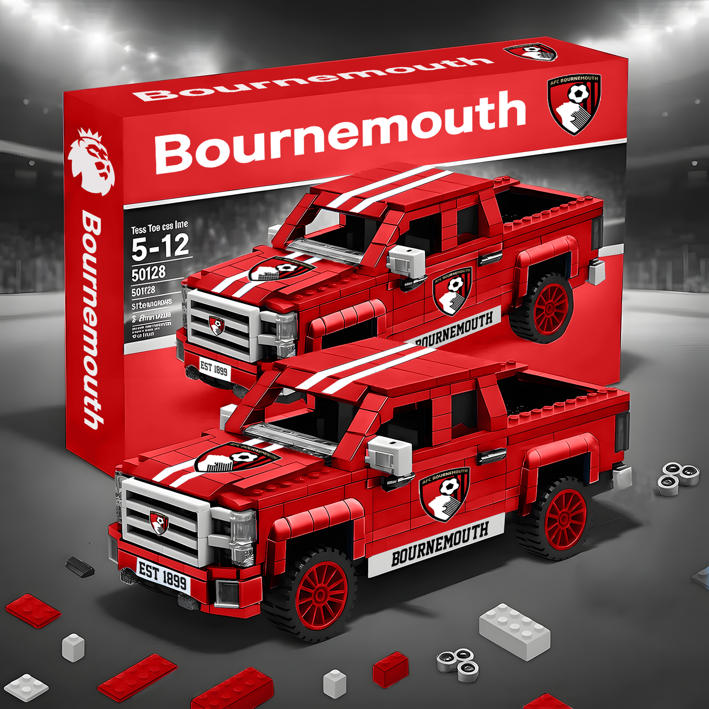 EPL 3D Racing Truck Model Building Block Set 0112 V1 NAK NHT