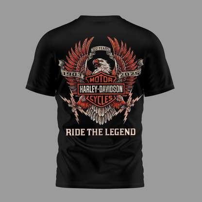 BR Premium NFL 122 Year Motorcycle 3D Shirt DDT NTL