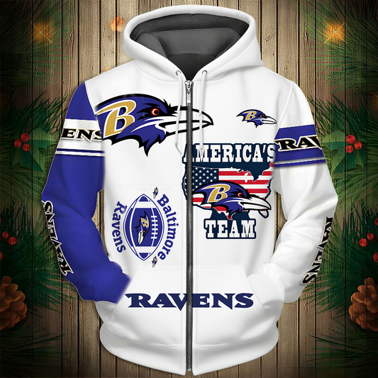 BR Premium NFL 3D Graphic Hoodie DDT NTL