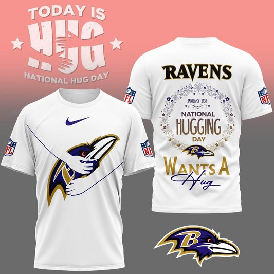 BR Premium NFL National Hugging Day 3D Shirt DDT NTL