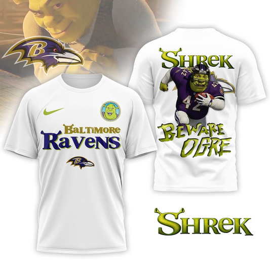 BR Premium NFL Shrek 3D Shirt DDT CTND