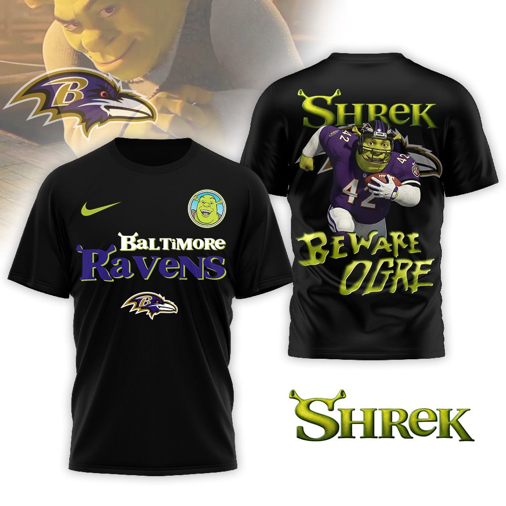 BR Premium NFL Shrek 3D Shirt DDT CTND