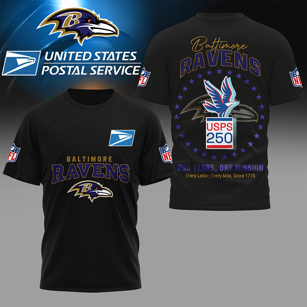 BR Premium NFL United States Postal Service 250th Anniversary 3D Shirt DDT CTND