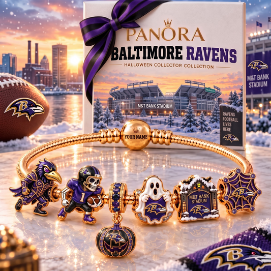 BR x Luxury NFL Gold Charm Halloween Bracelet
