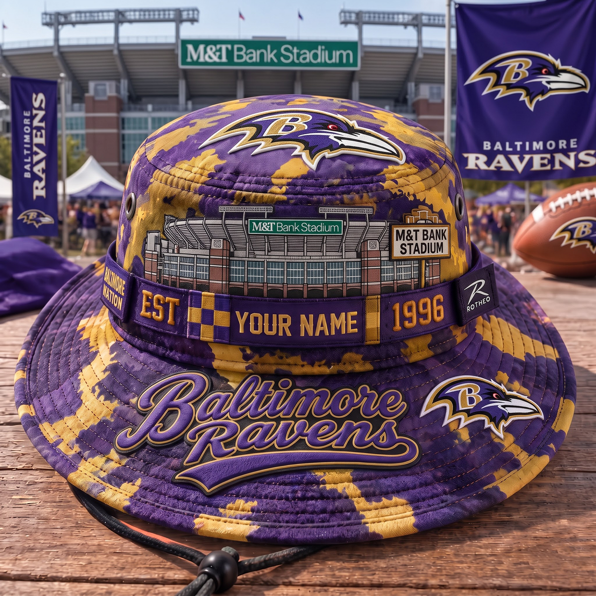 BR x PREMIUM NFL CAMO BOONIE HAT