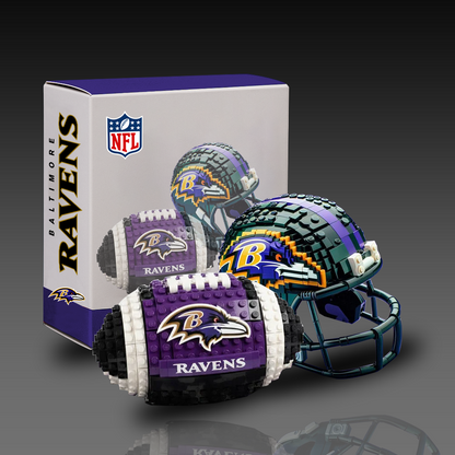 NFL Team Ball & Helmets Building Block Football Set DDT CTND