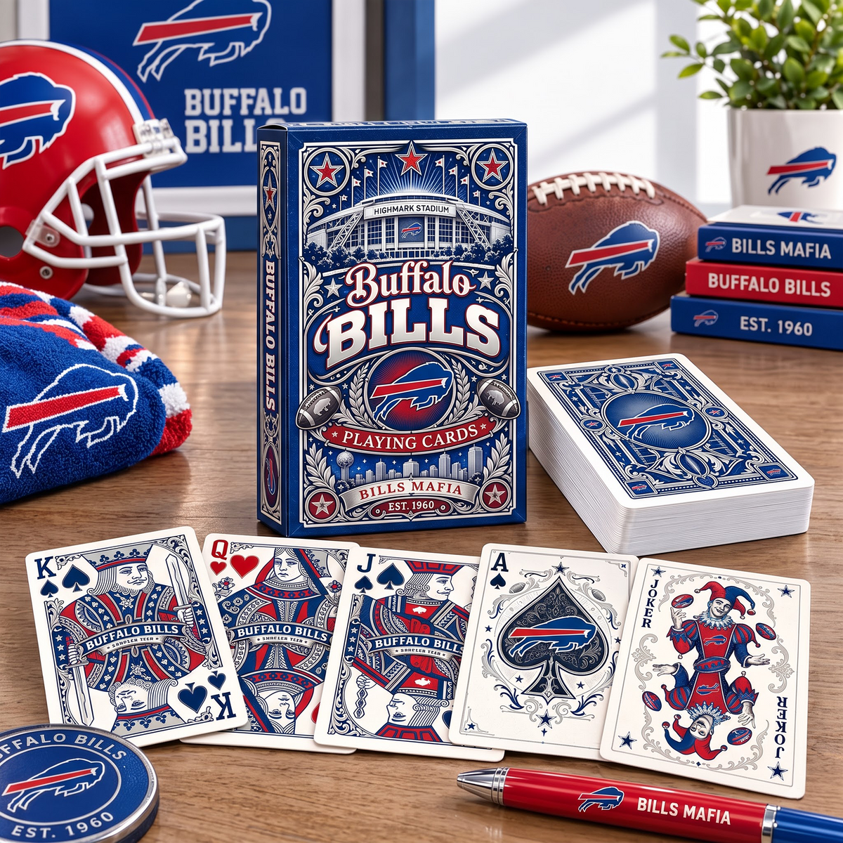 BUF X Premium NFL Playing Card Box Set