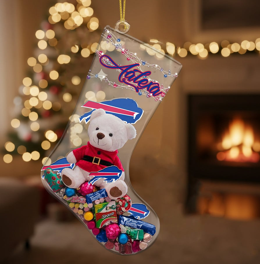 BUF x NFL Christmas Personalized Acrylic Ornament DatND DVT
