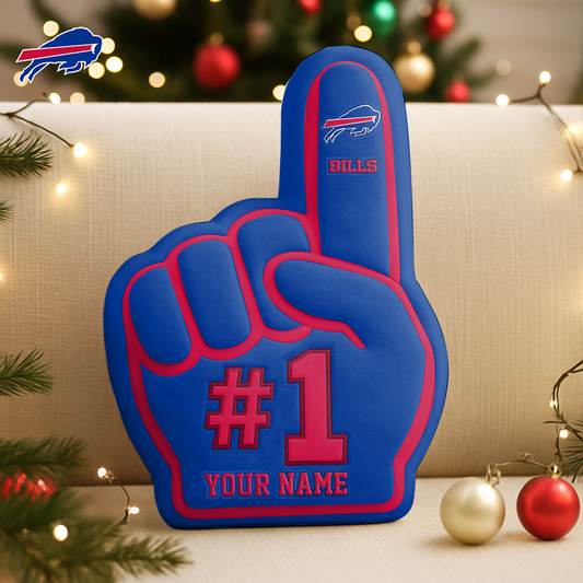 BUF x NFL Customized Shaped Pillow Christmas DATND TANTD