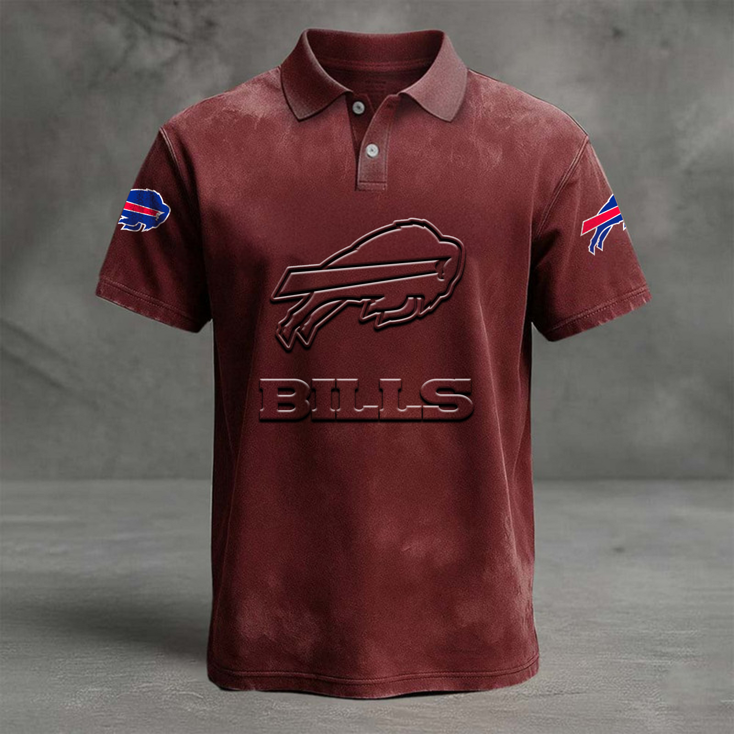 BUF x NFL Embossed Polo Shirt DATND TANTD