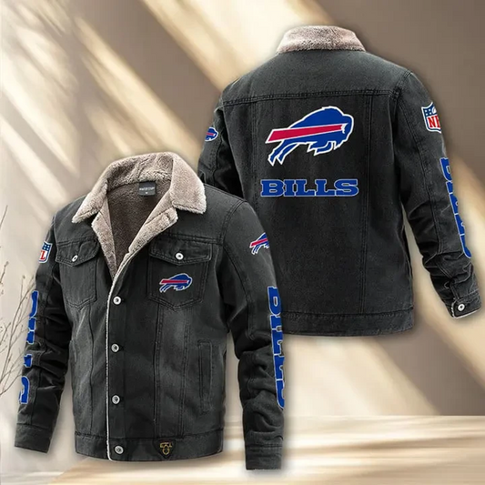 BUF x NFL Fleece Lined Denim Jacket DatND DVT