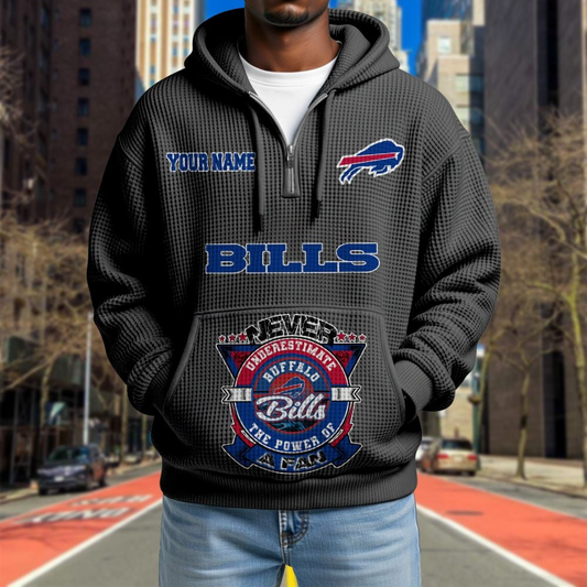 BUF x NFL Waffle Hoodie DATND TANTD